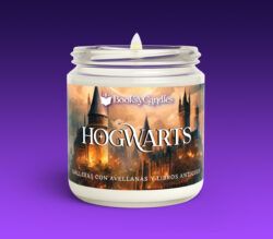 Vela Hogwarts encendida