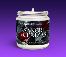 Sangre y Cenizas vela grande encendida