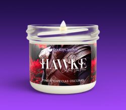 Vela Hawke pequeña encendida
