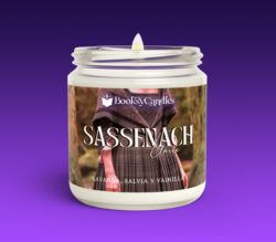 Vela Sassenach grande encendida