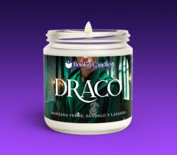 Vela Draco grande encendida