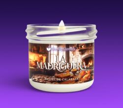 Vela La Madriguera pequeña encendida