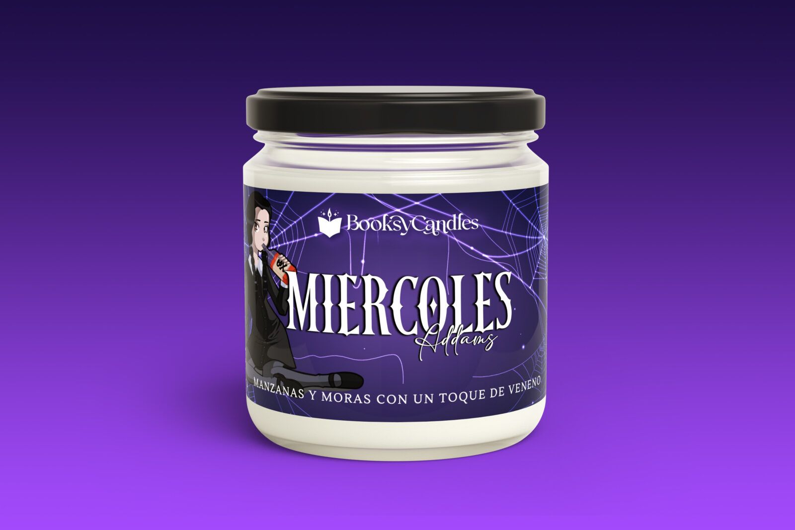 Miercoles-Addams-grande Vela Miercoles Addams grande