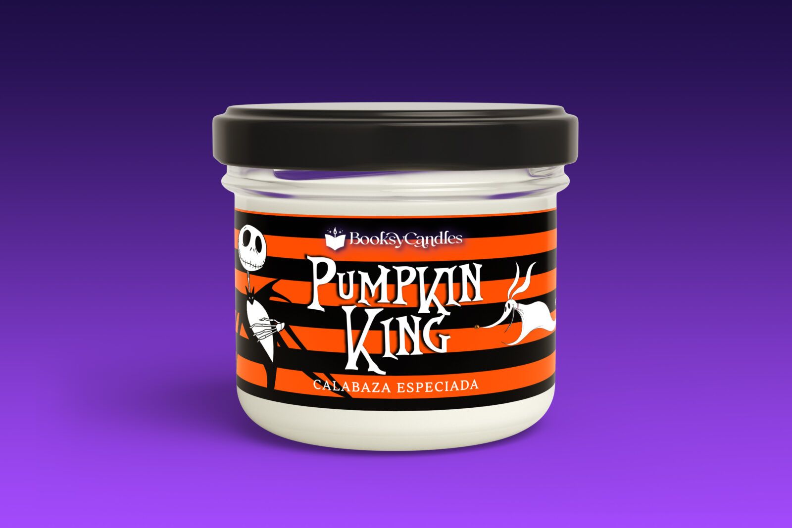 Pumpkin-King-pequeña Vela Pumpkin King pequeña