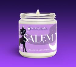 Vela Salem grande encendida