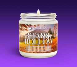 Vela Stars Hollow grande encendida