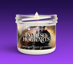 Vela Expreso de Hogwarts pequeña encendida
