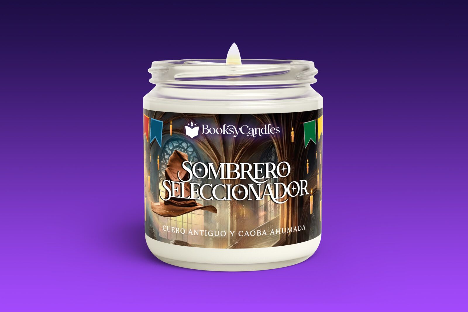 Sombrero-Seleccionador Vela Sombrero Seleccionador encendida