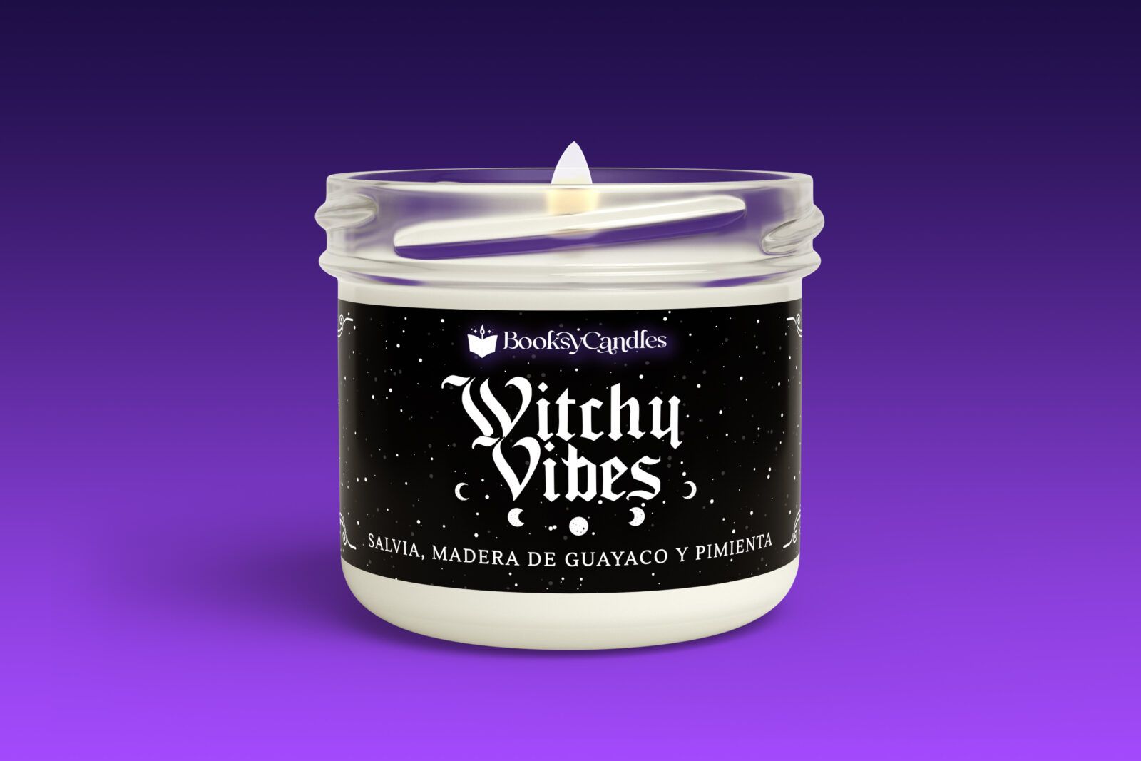 Witchy-vibes-wax-pequeña-encendida Vela Witchy Vibes pequeña encendida