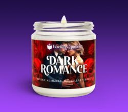 Vela Dark Romance grande encendida