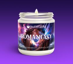 Vela Romantasy grande encendida