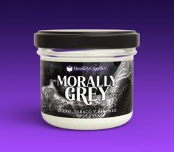 Vela Morally Grey pequeña