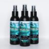 botella de plástico negro con aromatizante en spray de Terrasen
