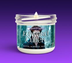 Vela Edward Cullen pequeña encendida
