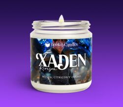 Vela Xaden grande encendida