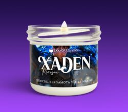 Vela Xaden pequeña encendida