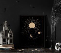 Print Sol y luna