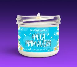 Vela Hola Primavera pequeña